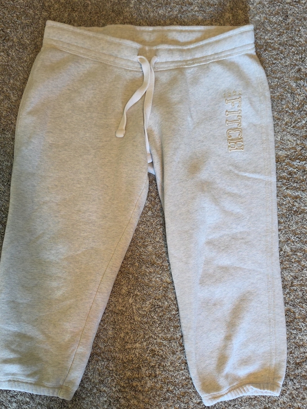 AWESOME VINTAGE Y2K ABERCROMBIE LOW RISE CROP SWEATPANTS
